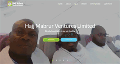 Desktop Screenshot of hajjmabrur.com